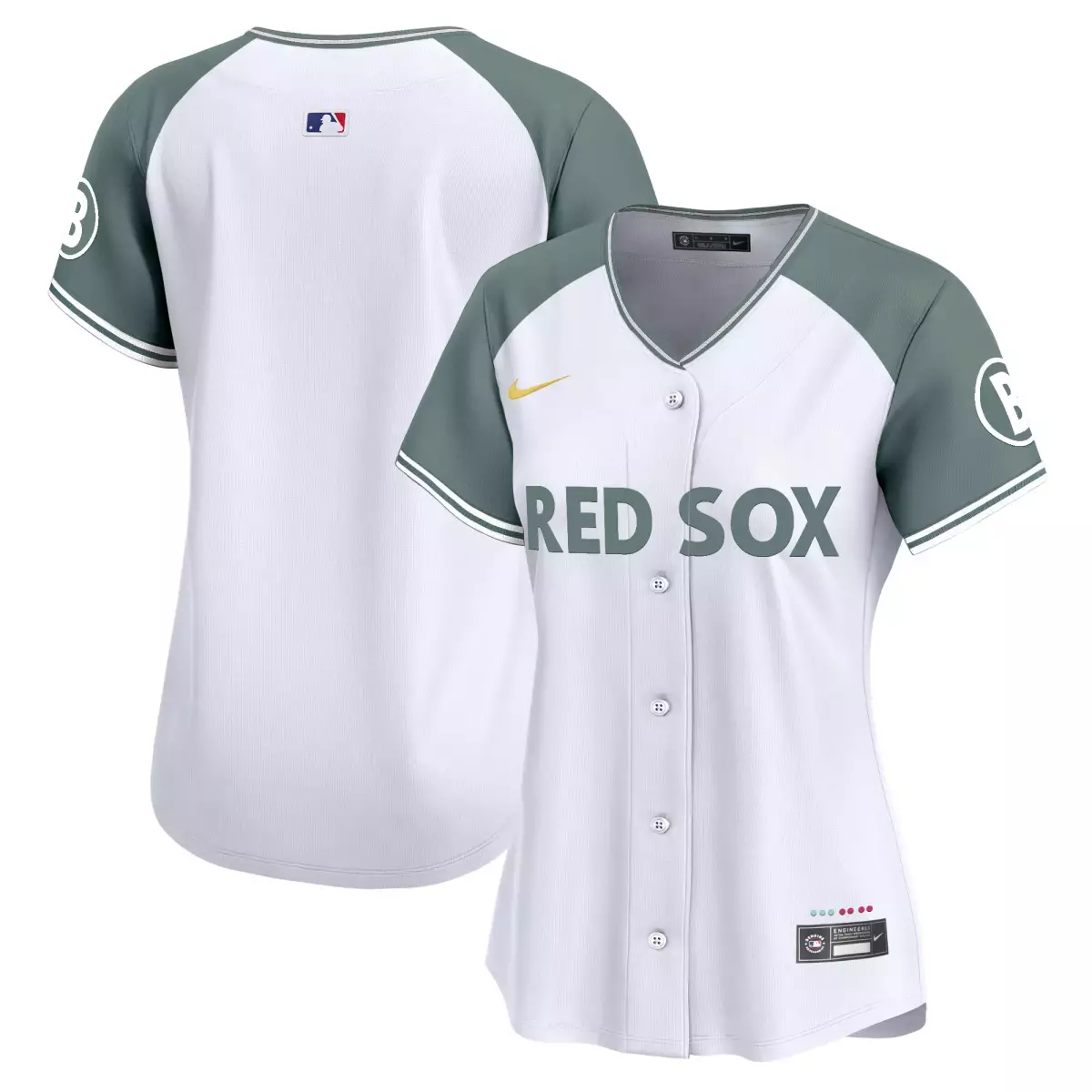 Red Sox Boston Jersey White Women Alternate Gray Green Vapor Premier Limited All