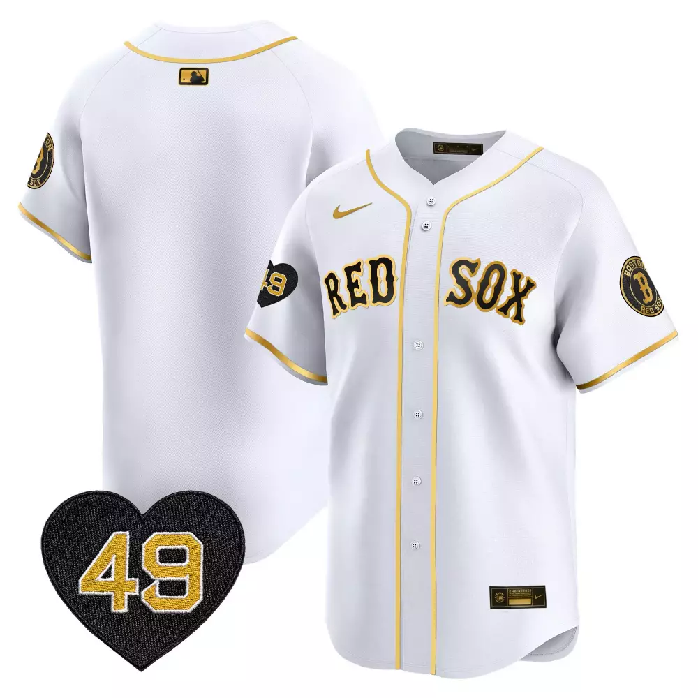 Tim Wakefield 49 Boston Red Sox Jersey White City Connect 2024 Men Gold Black Vapor
