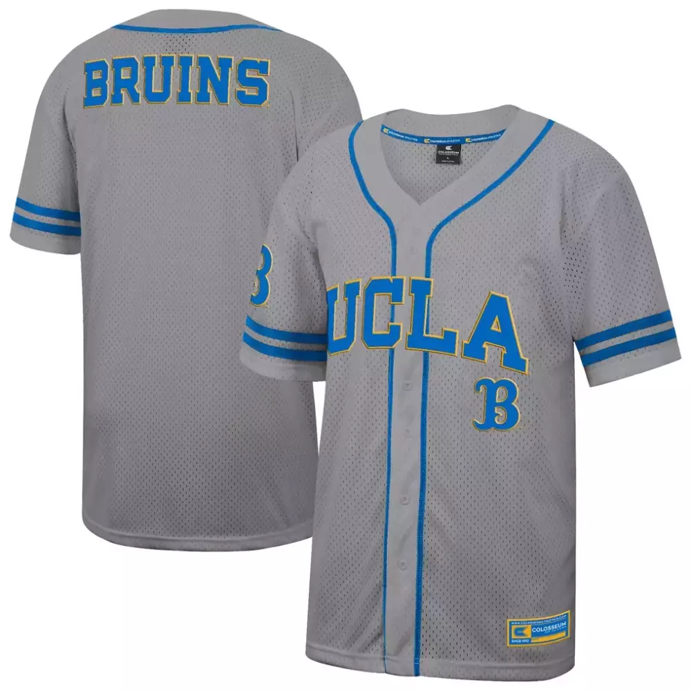 Colosseum Free 3 Ucla Jersey Gray Men Blue Gold