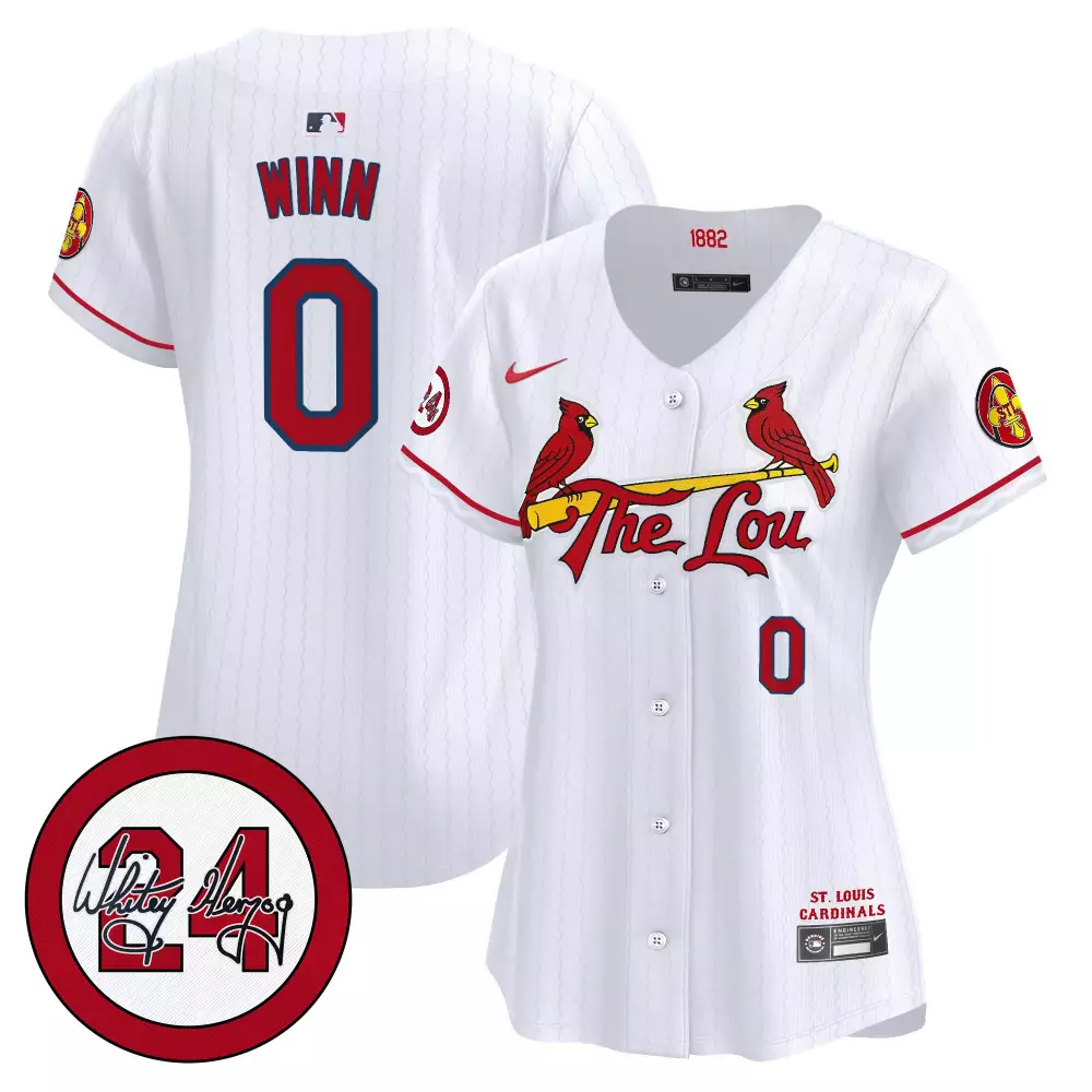 Masyn Winn St. Louis Cardinals Jersey White 1882 Men Red Navy Vapor Premier Limited