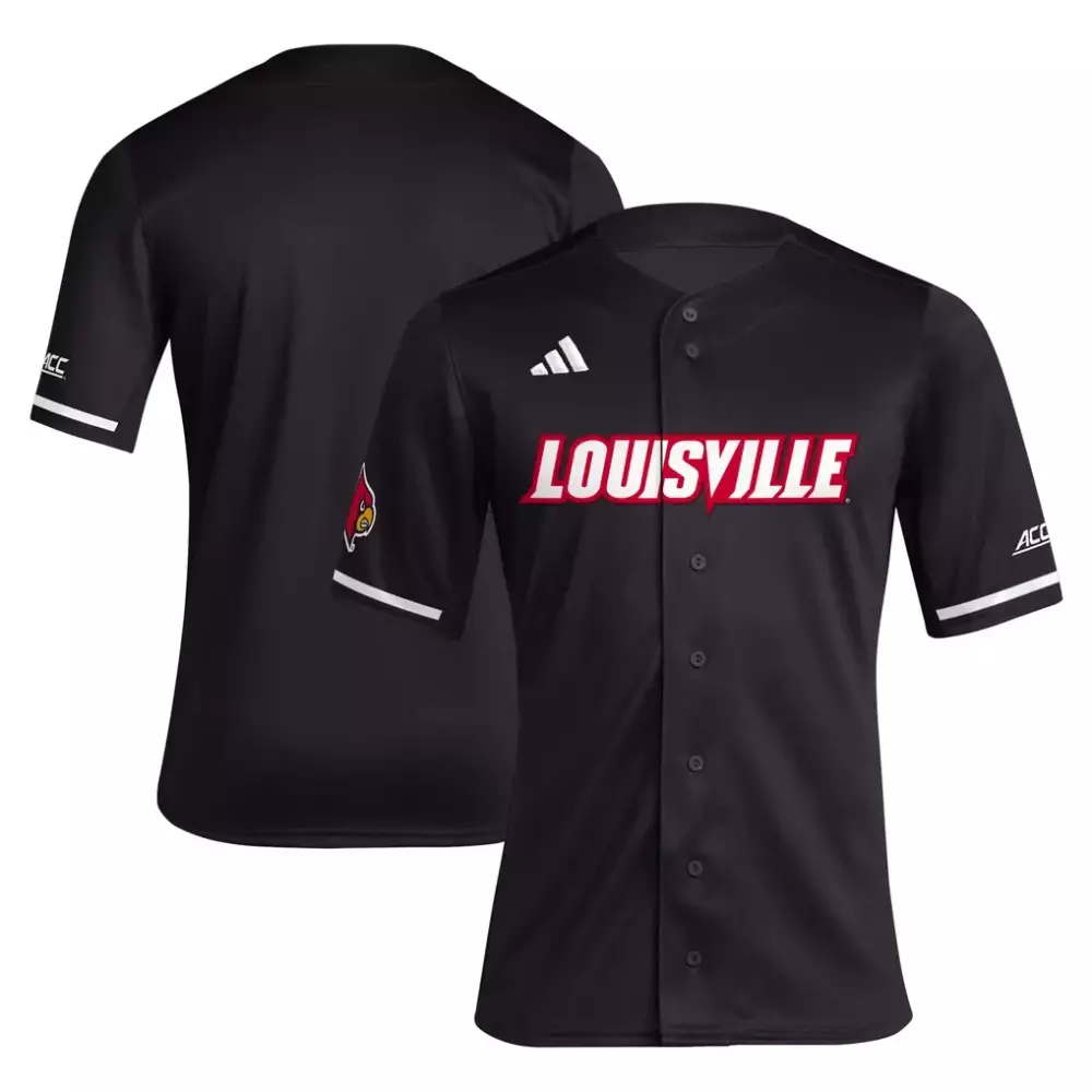Louisville Cardinals Jersey Black Men White Red Replica