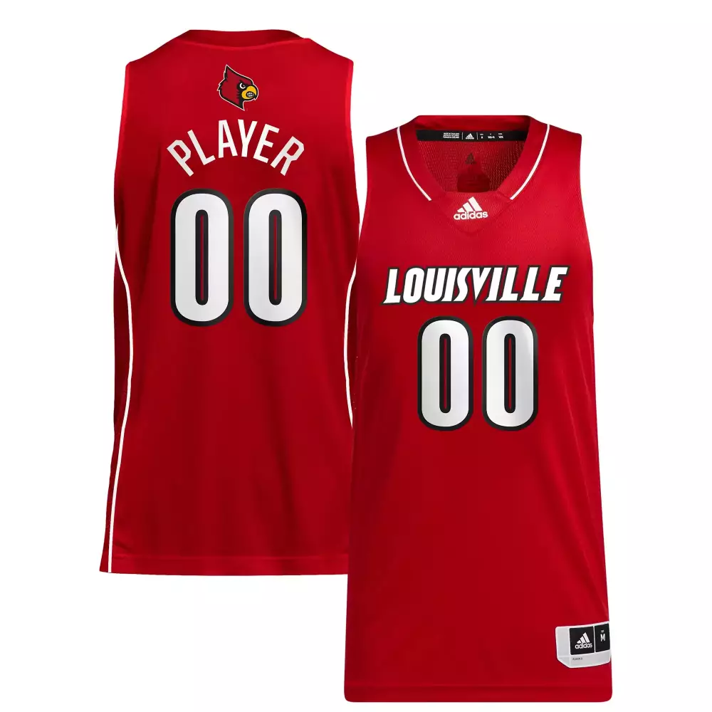 Custom Louisville Cardinals Jersey Red Men White All Stitched Vapor