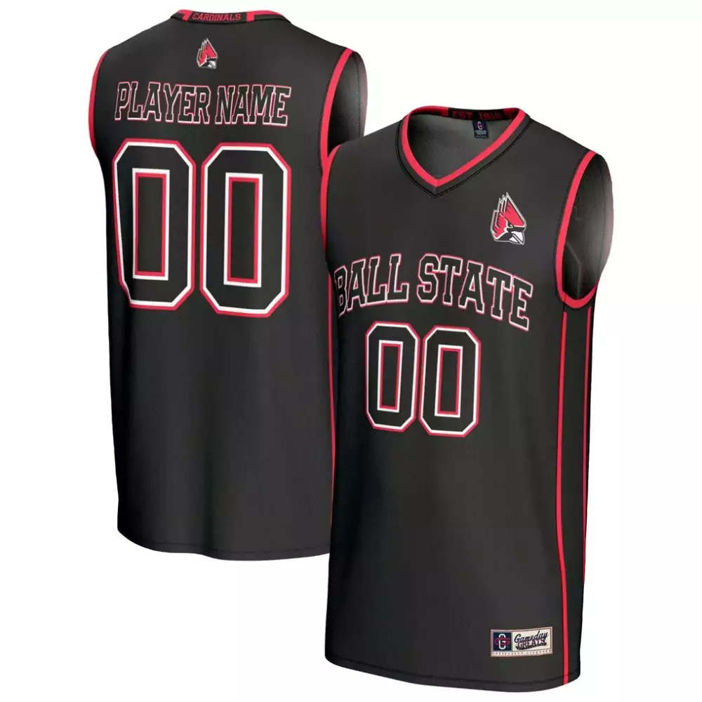 Ball State Cardinals Jersey Black Gameday Men Red White Fashion