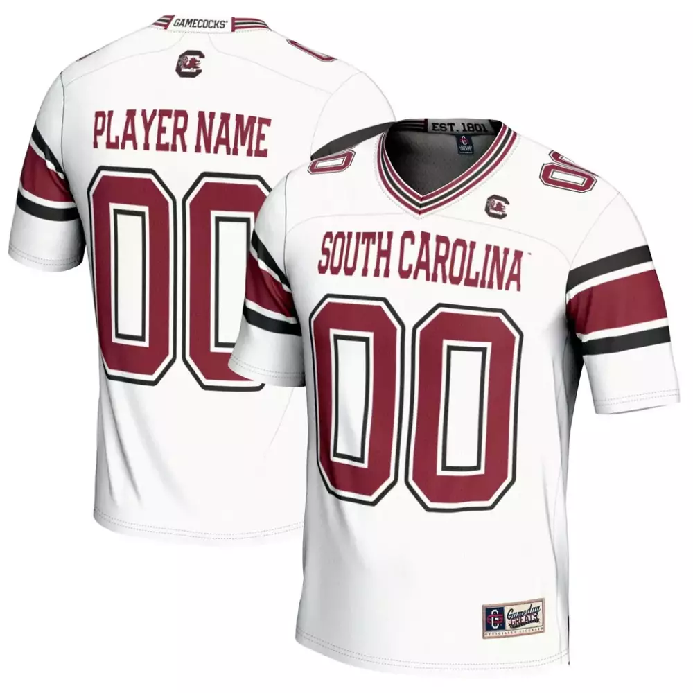 South Carolina Gamecocks Jersey White Maroon Black Gameday