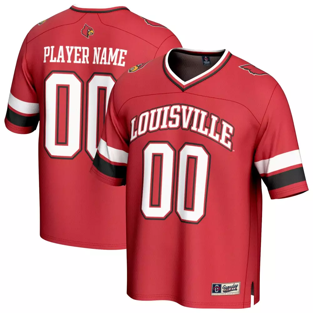 Louisville Cardinals Jersey Red Black White All Stitched Vapor