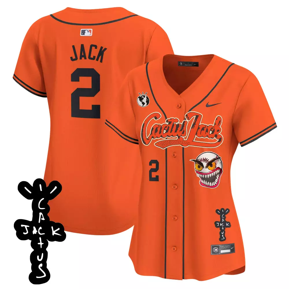 Jack 2 Houston Astros Jersey Orange Cactus 2023 Men Navy Blue White All Stitched