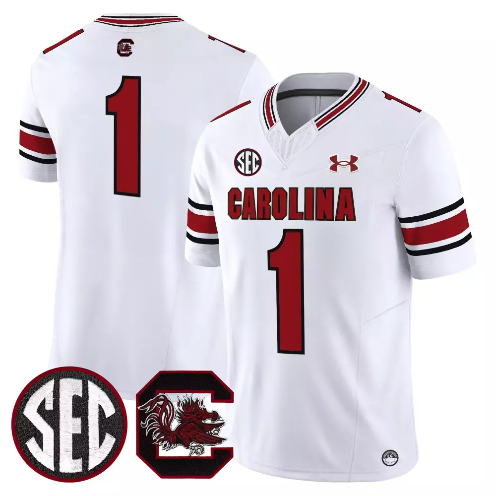 Gender SEC 1 Jersey White South Carolina Gamecocks 'c' Men Garnet Black Vapor All