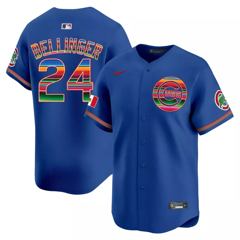 Cody Bellinger 24 Cubs Jersey Blue City Connect Men Red Green Yellow Orange White