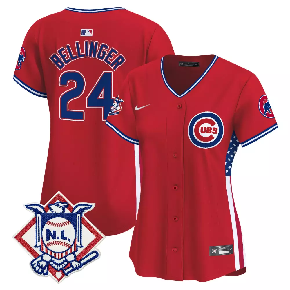 Cody Bellinger 24 Cubs Jersey Red Nl Men Blue White Vapor Premier Limited v3 All