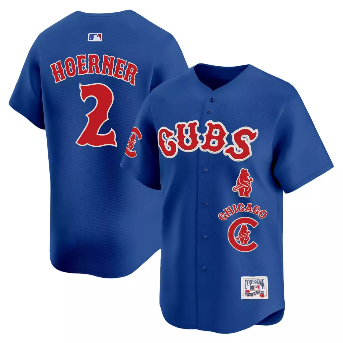 Hoerner Special 2 Cubs Jersey Royal Blue Cooperstown Collection Men Red White Vapor