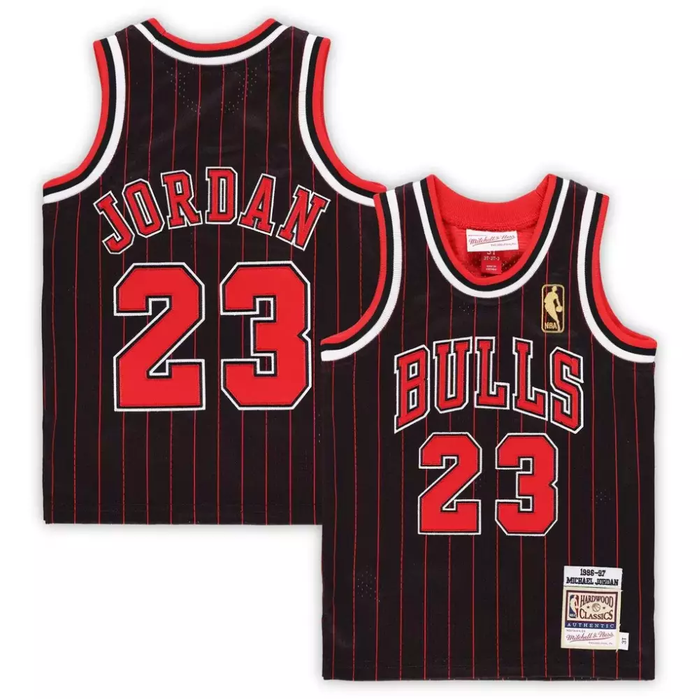 Deandre Jordan 23 Bulls Jersey Black 1996-97 Michael Mitchell Ness Hardwood Classics