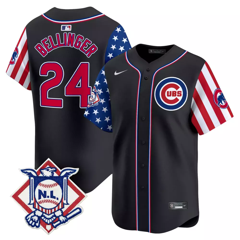 Cody Bellinger 24 Cubs Jersey Black City Connect N.l. 2023 Men Alternate Custom Design