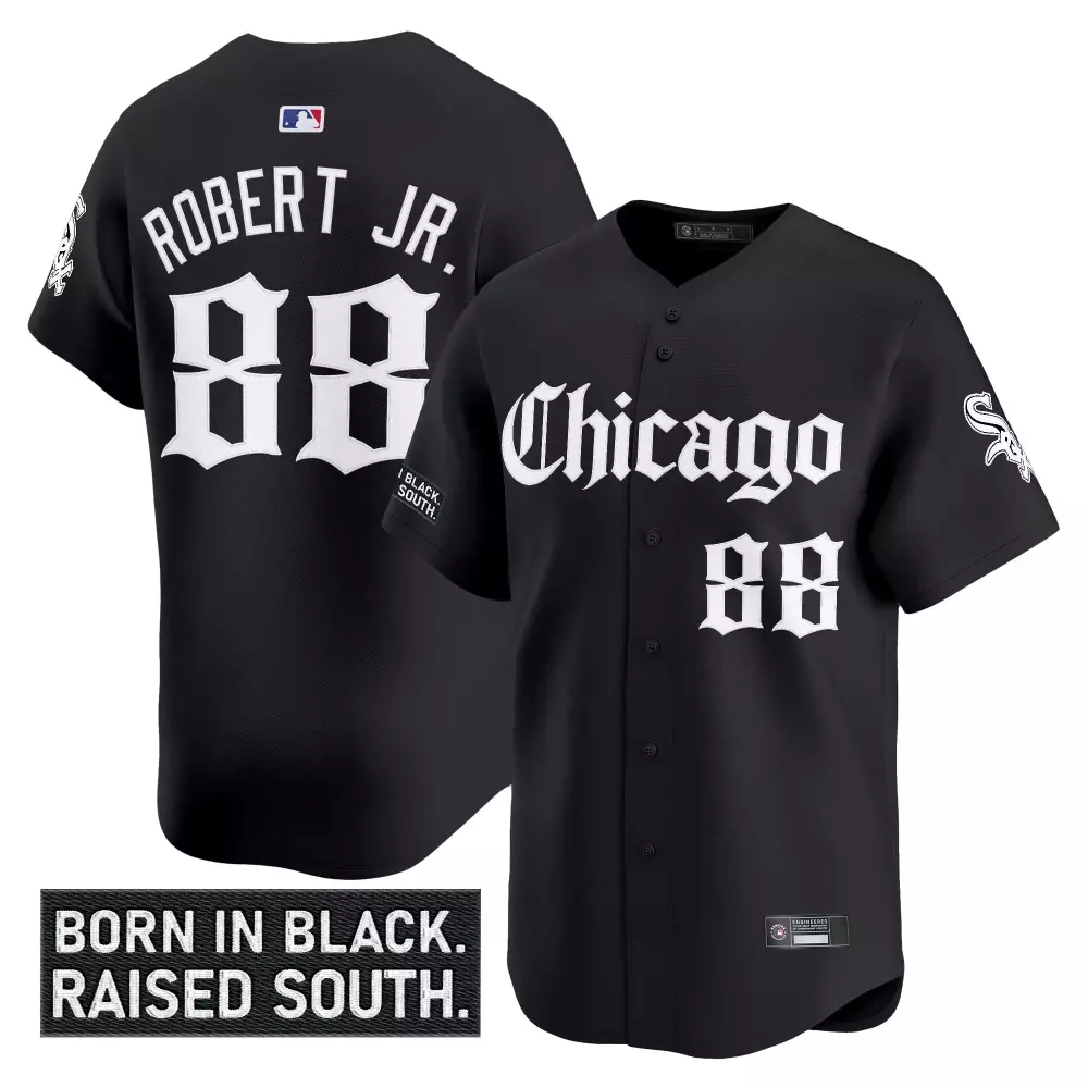 Robert Jr. 88 Chicago White Sox Jersey Black Men Vapor
