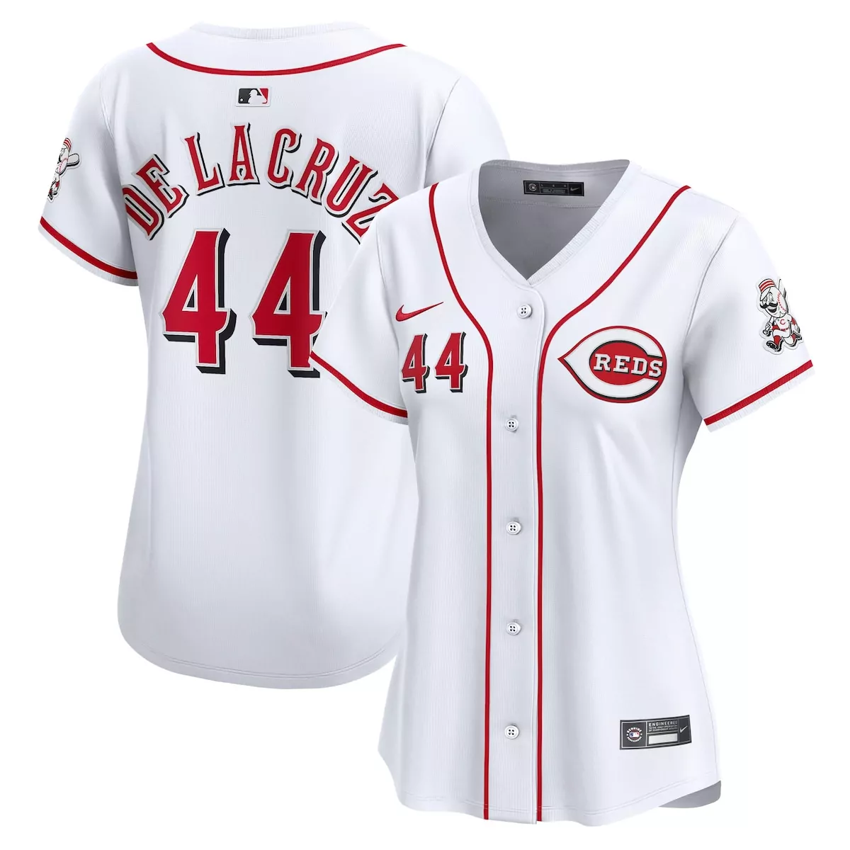 Elly De 44 Reds Jersey White Men Red Home Limited