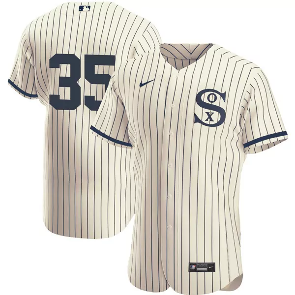 Tim Anderson 35 Chicago White Sox Jersey Cream Men Throwback Navy All Stitched Vapor