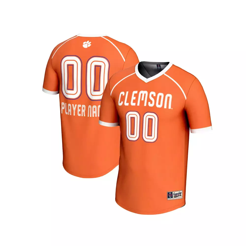 Clemson Tigers Jersey Orange White Purple Custom All Stitched Vapor