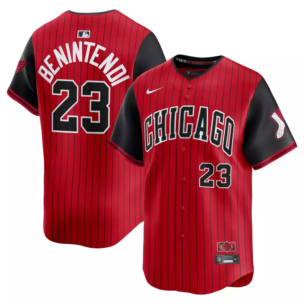Andrew Benintendi 23 Chicago Jersey Red Men Black Stitched Unisex