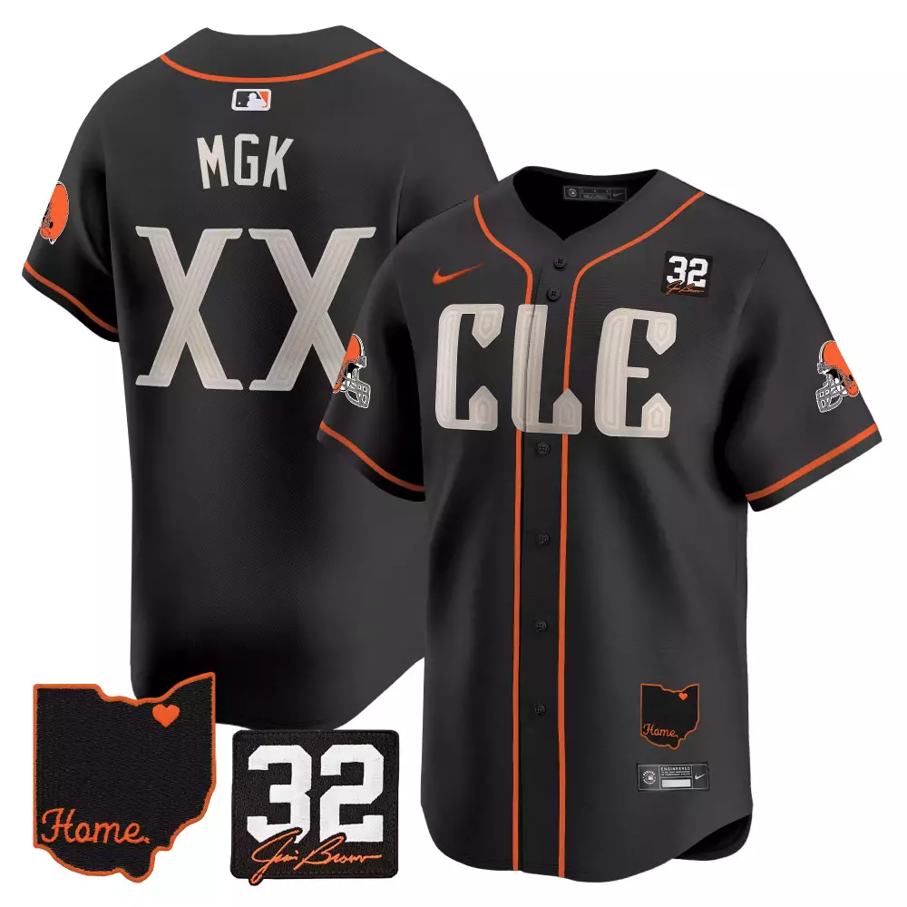 Outkast Xx 32 Cleveland Browns Jersey Black City Connect Ohio State Outline Heart Helmet