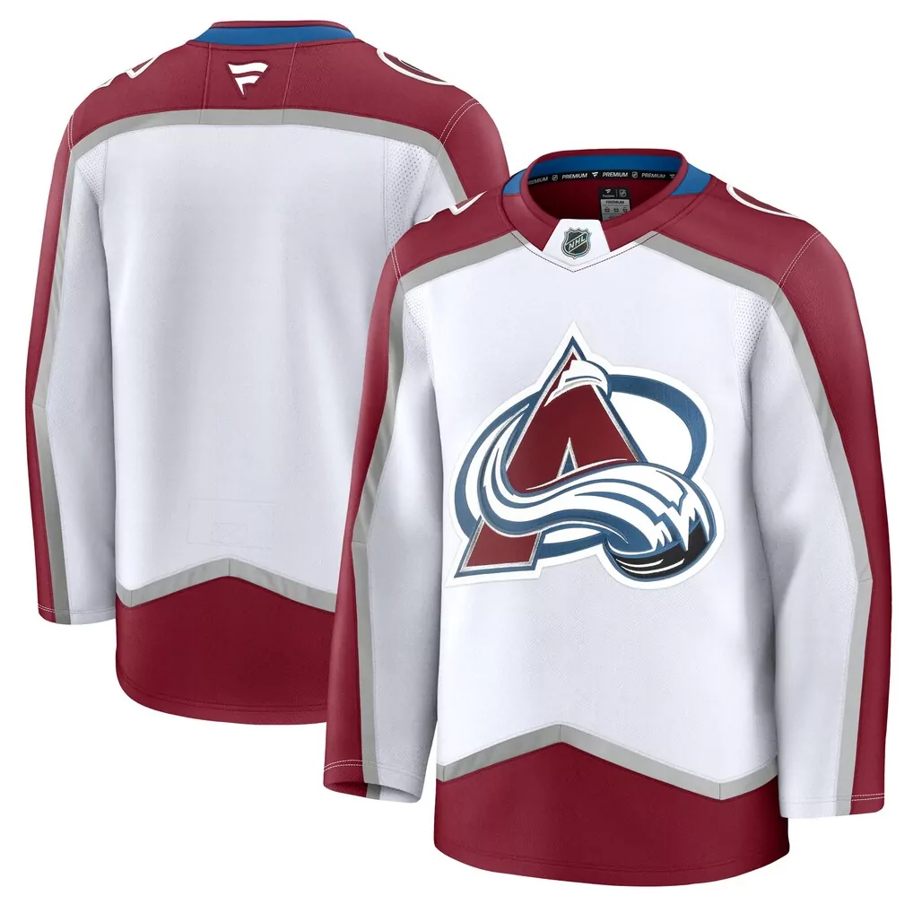 Nathan Mackinnon 29 Jersey White Colorado Avalanche Men Ice Maroon Gray Blue Away