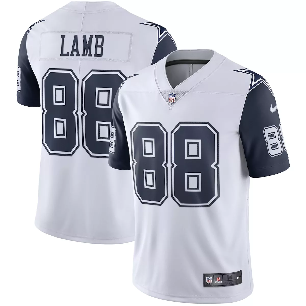 Ceedee Lamb 88 Dallas Cowboys Jersey White Men Vapor Untouchable Alternate Navy Blue