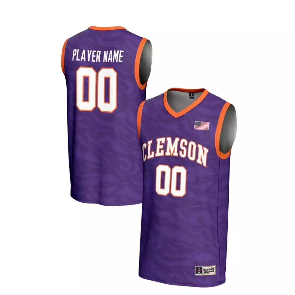 Clemson Jersey Purple Men Orange Gameday Unisex