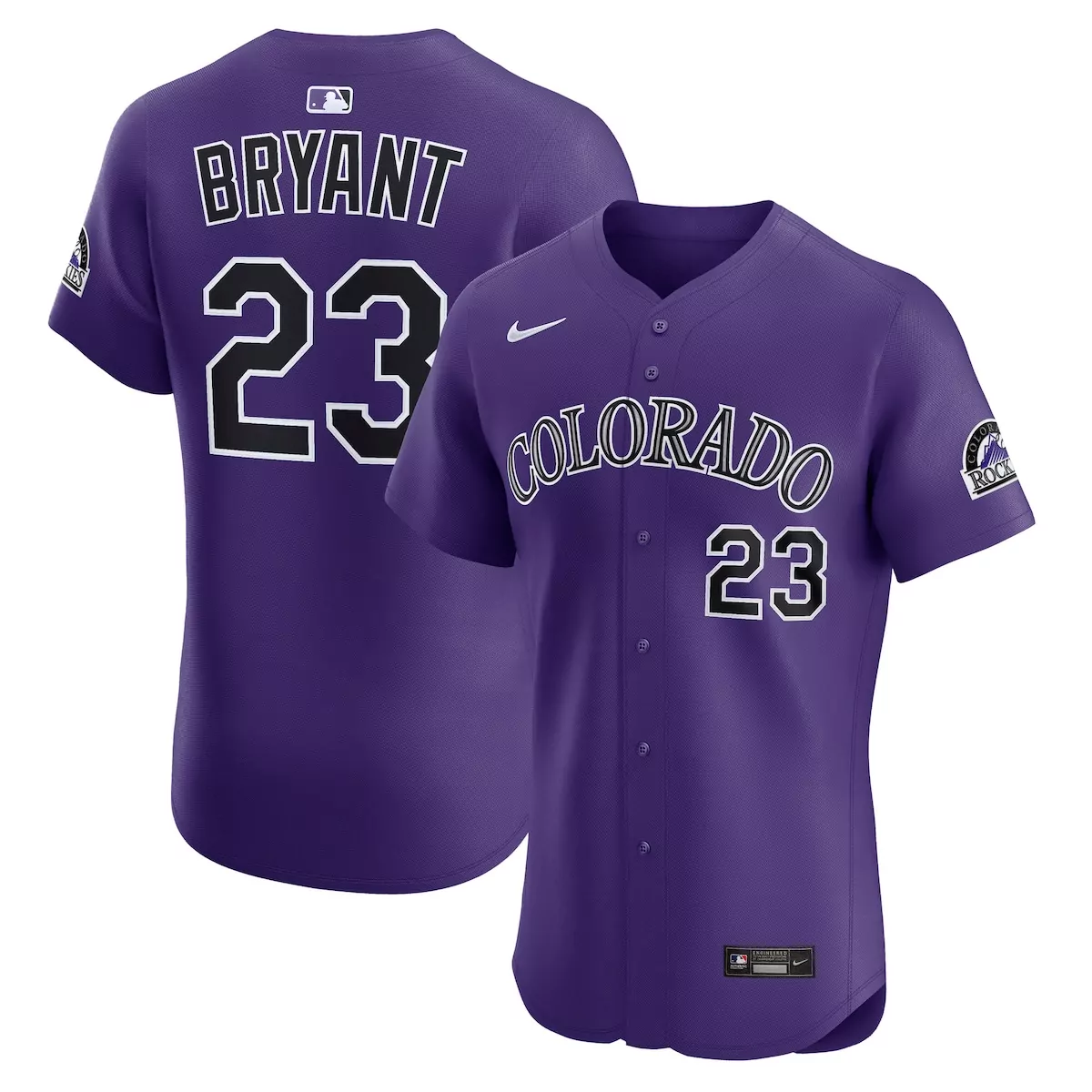 Kris Bryant 23 Colorado Rockies Jersey Green City Connect Team Box Tag Men Button-down Kris Bryant 23 Colorado Rockies Jersey Green City Connect Team Box Tag Men Button-down