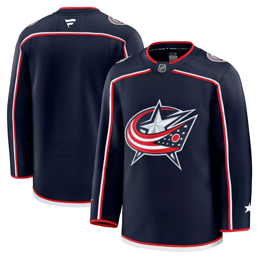 Artemi Panarin 91 Jersey Navy Blue Columbus Jackets Men Ice Red White Home