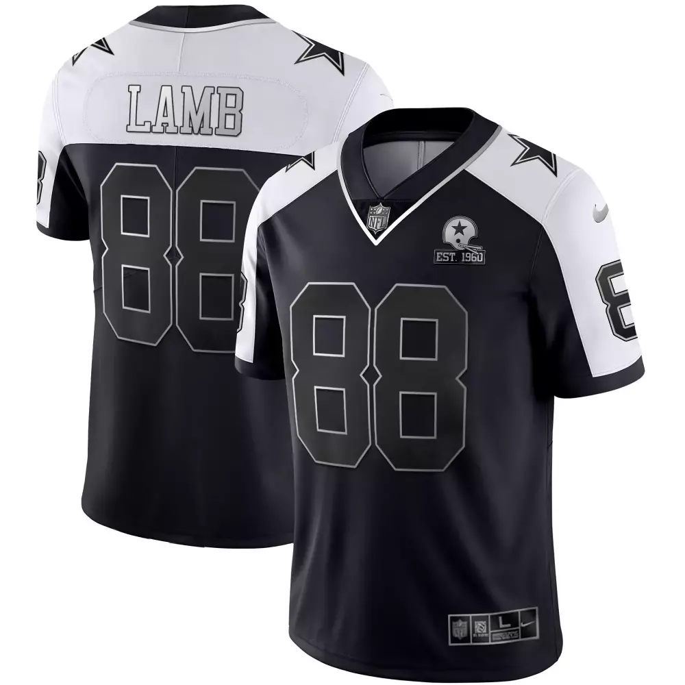Ceedee Lamb 88 Dallas Cowboys Jersey Black 1960 Men Official Licensed Replica Alternate