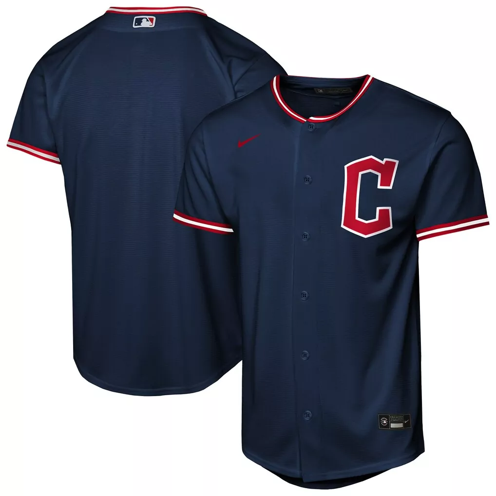 Steven Kwan 5 Cleveland Guardians Jersey Navy Men Replica Red White Alternate