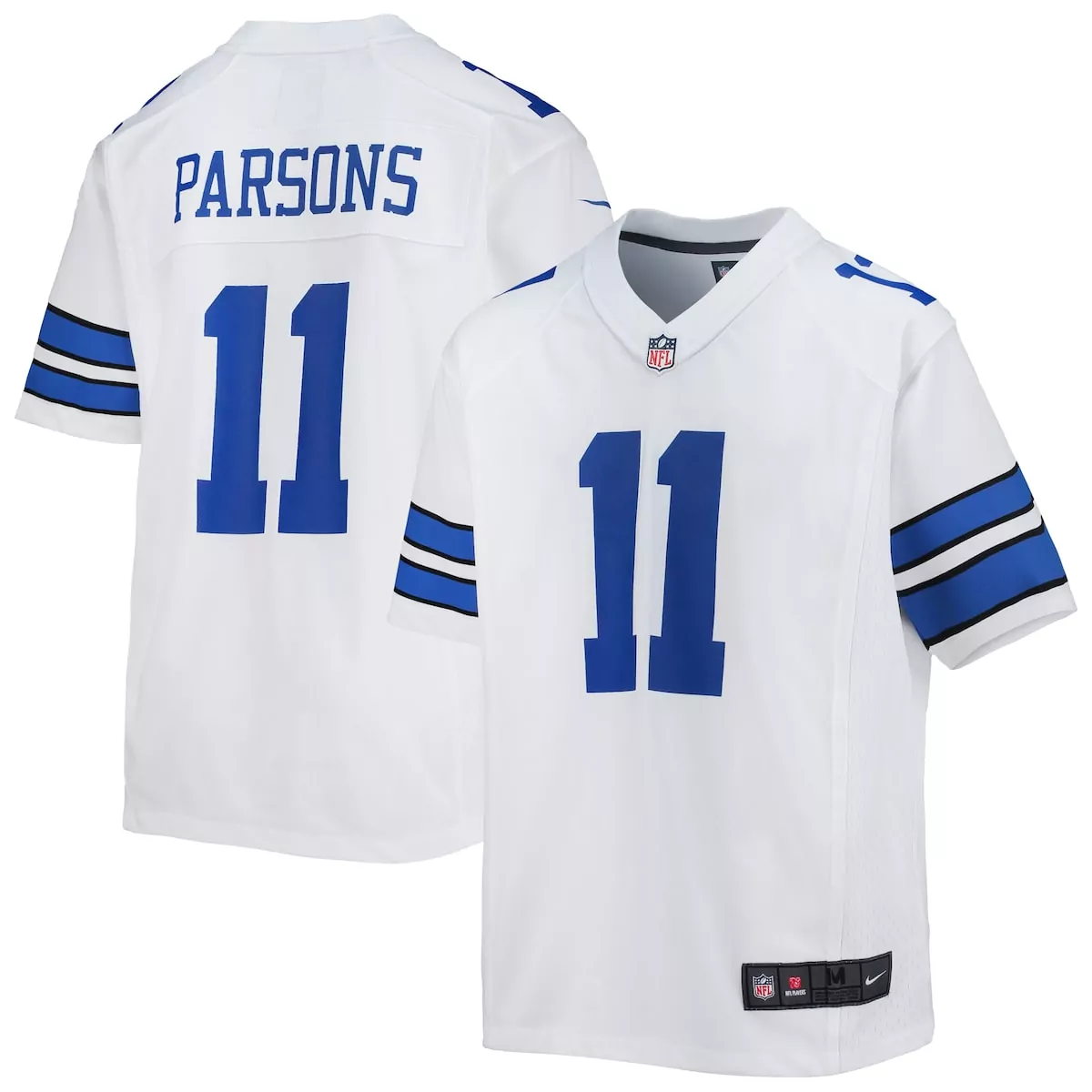 Micah Parsons 11 Dallas Cowboys Jersey White Men Replica Royal Blue Black Game