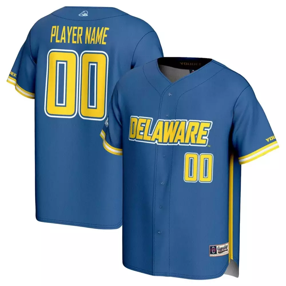 Delaware Jersey Blue Men Yellow Gameday