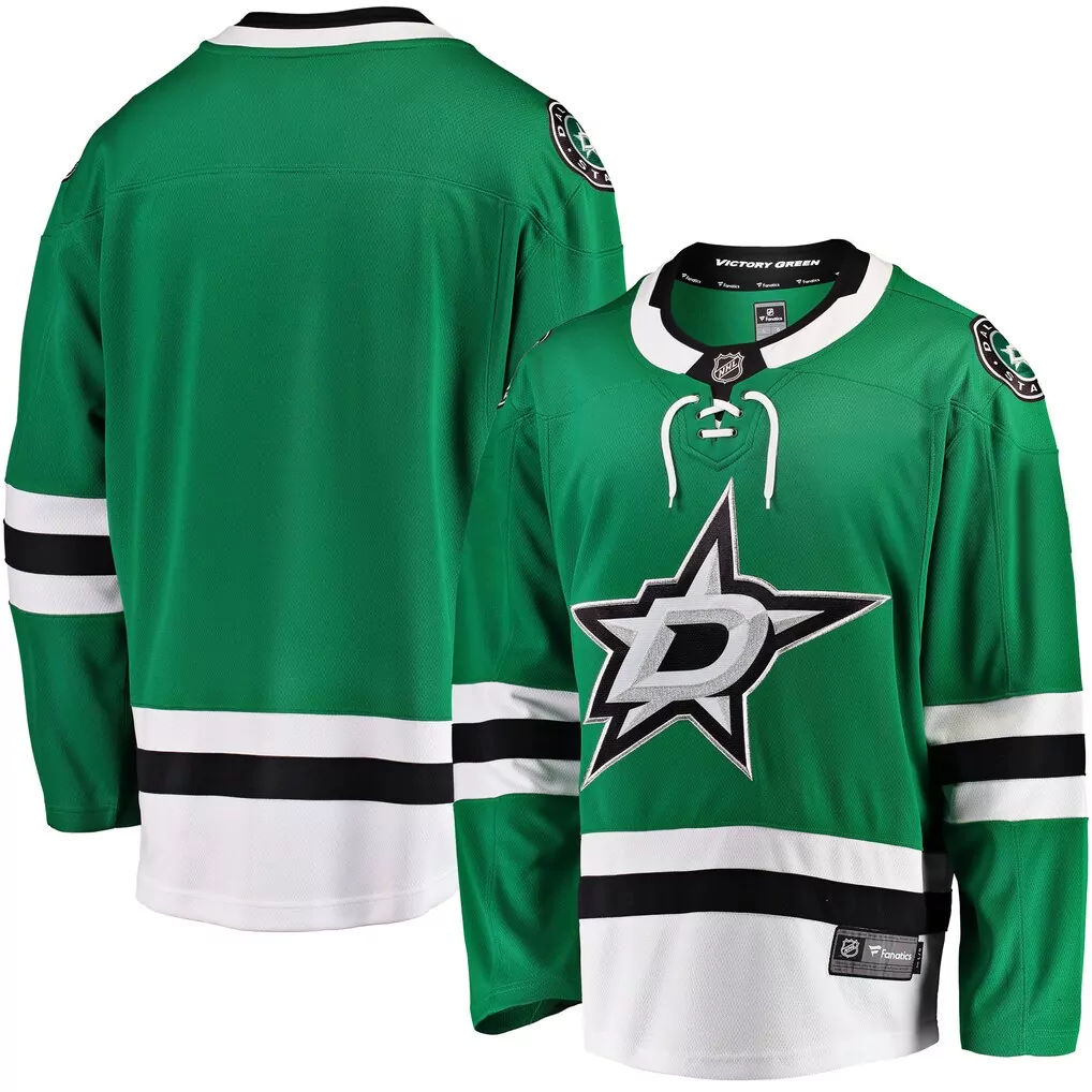 Jamie Benn 14 Dallas Stars Jersey Green Men White Black Breakaway Home