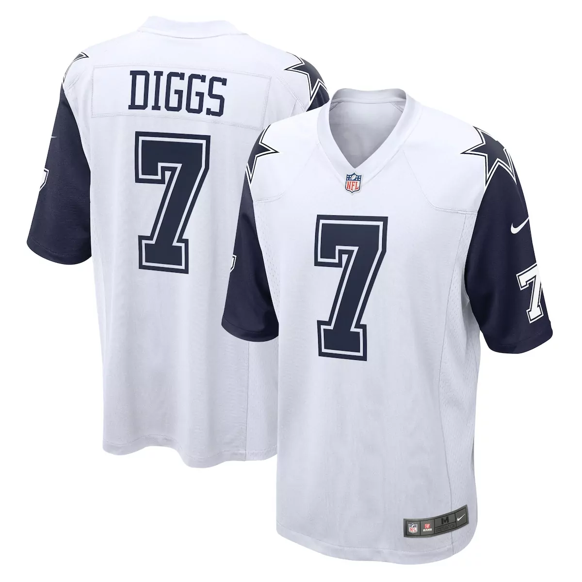 Trevon Diggs 7 Dallas Cowboys Jersey White Men Navy Blue Alternate Game