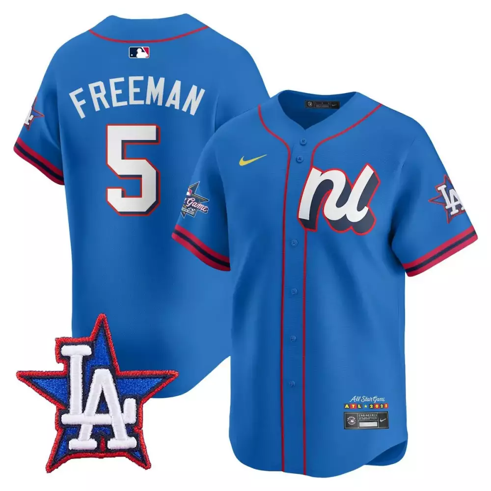 Freeman LA 5 Los Angeles Dodgers Jersey Blue MLB All-star Game Atl 2023 Men Alternate
