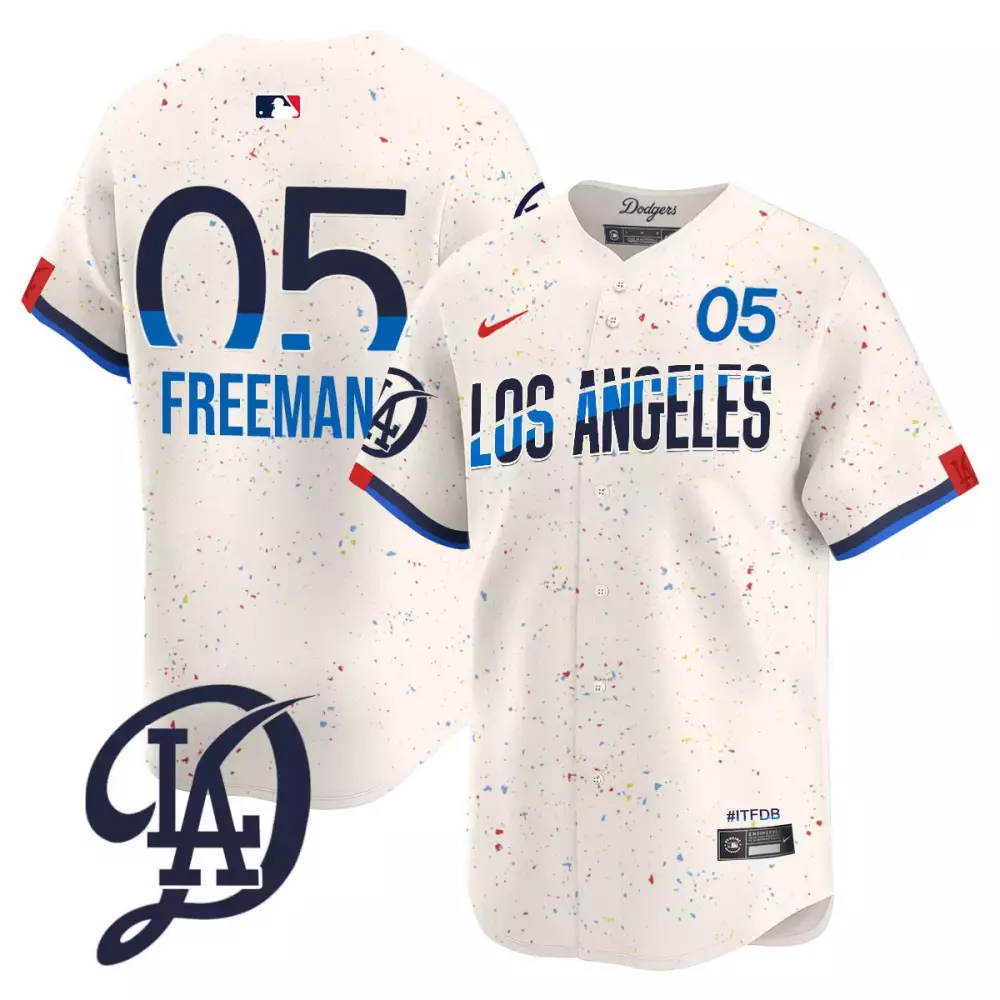 Freddie Freeman 5 Jersey White It's The Field Of Dreams Los Angeles Dodgers Men Alternate