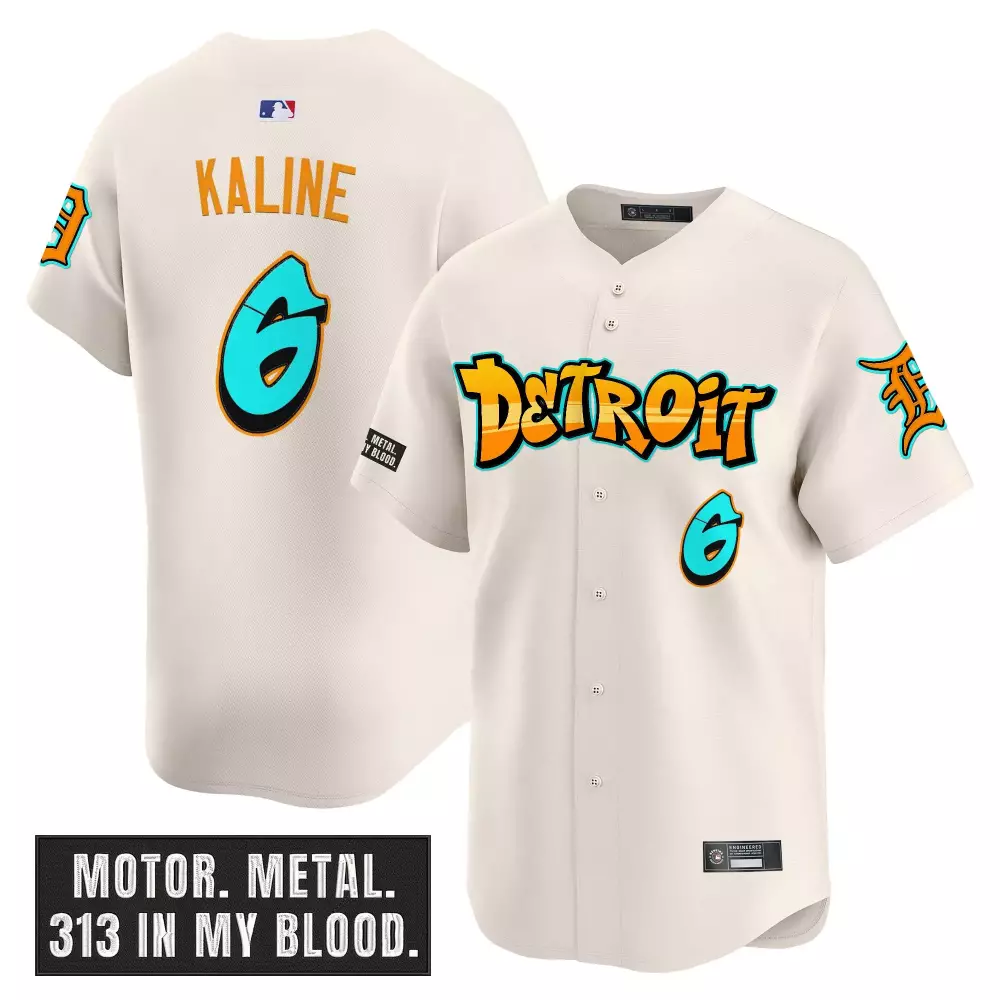 Skubal Graffiti 6 Detroit Tigers Jersey Cream Men Orange Teal Black Vapor