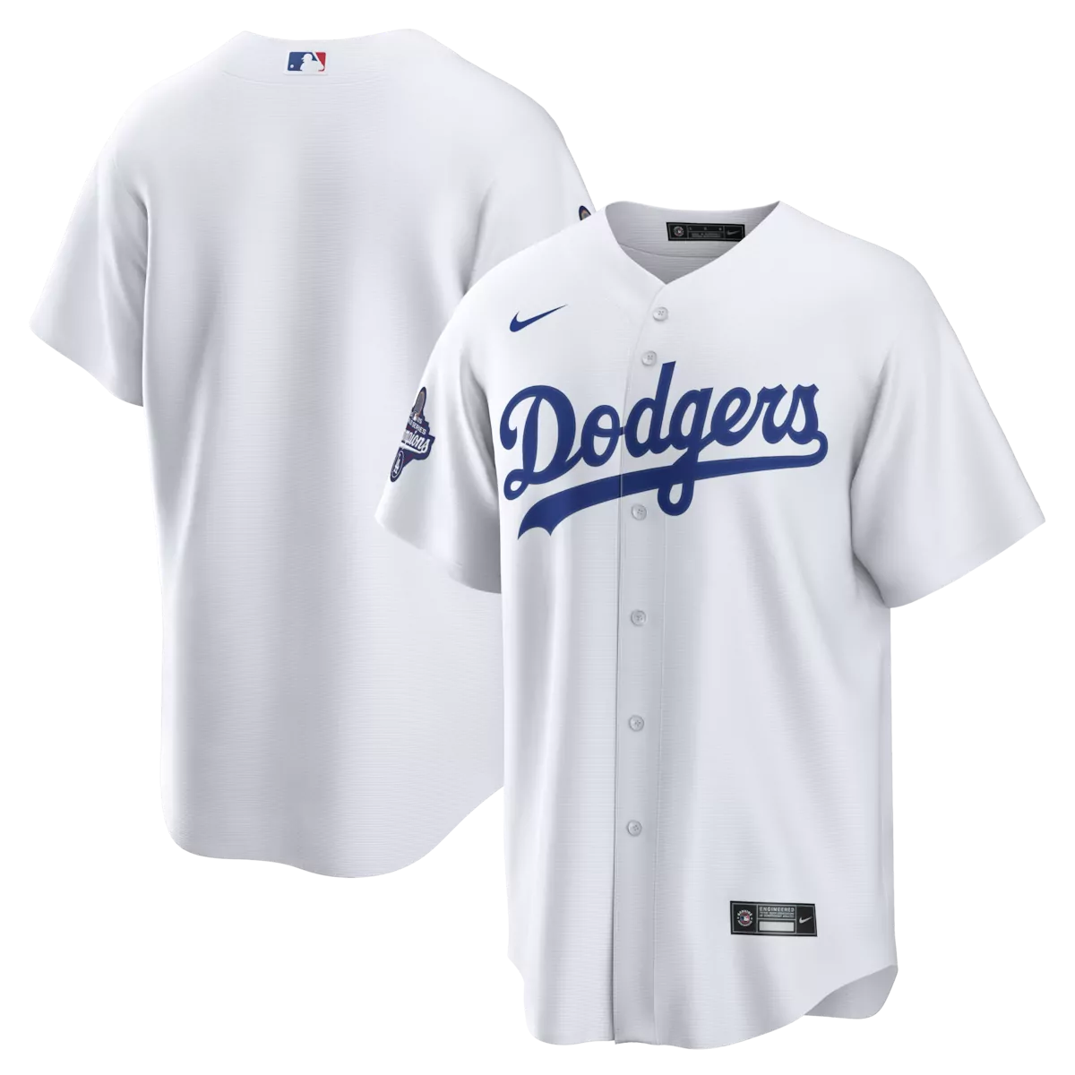 Ethan Roberts 30 Jersey White Los Angeles Dodgers 2020 World Series Champions Men