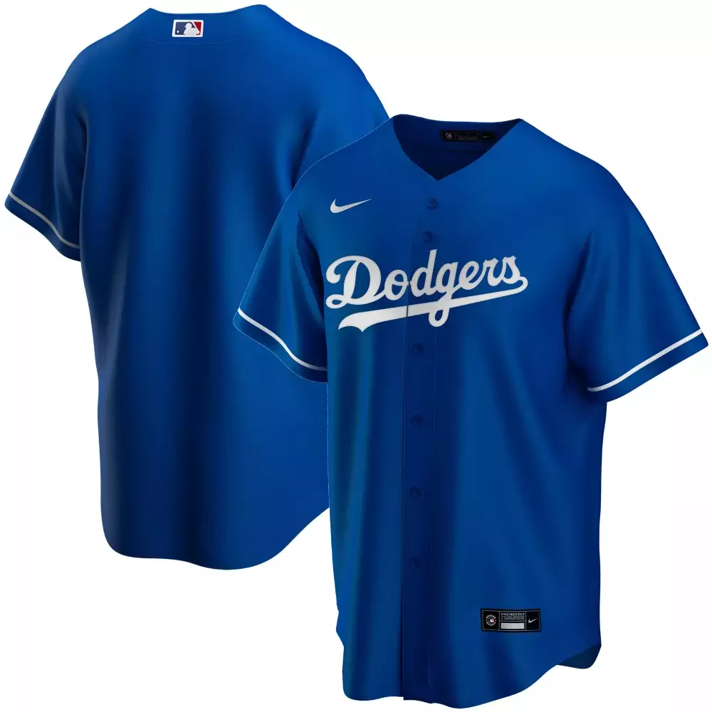 Mookie Betts 30 Dodgers Jersey Blue Men White All Stitched Vapor