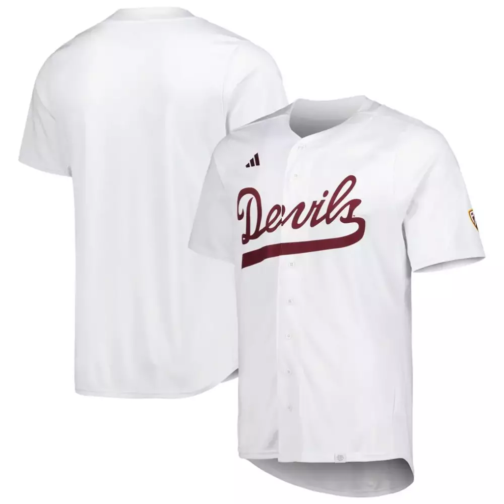 State Sun Jersey White Arizona Devils Men Maroon