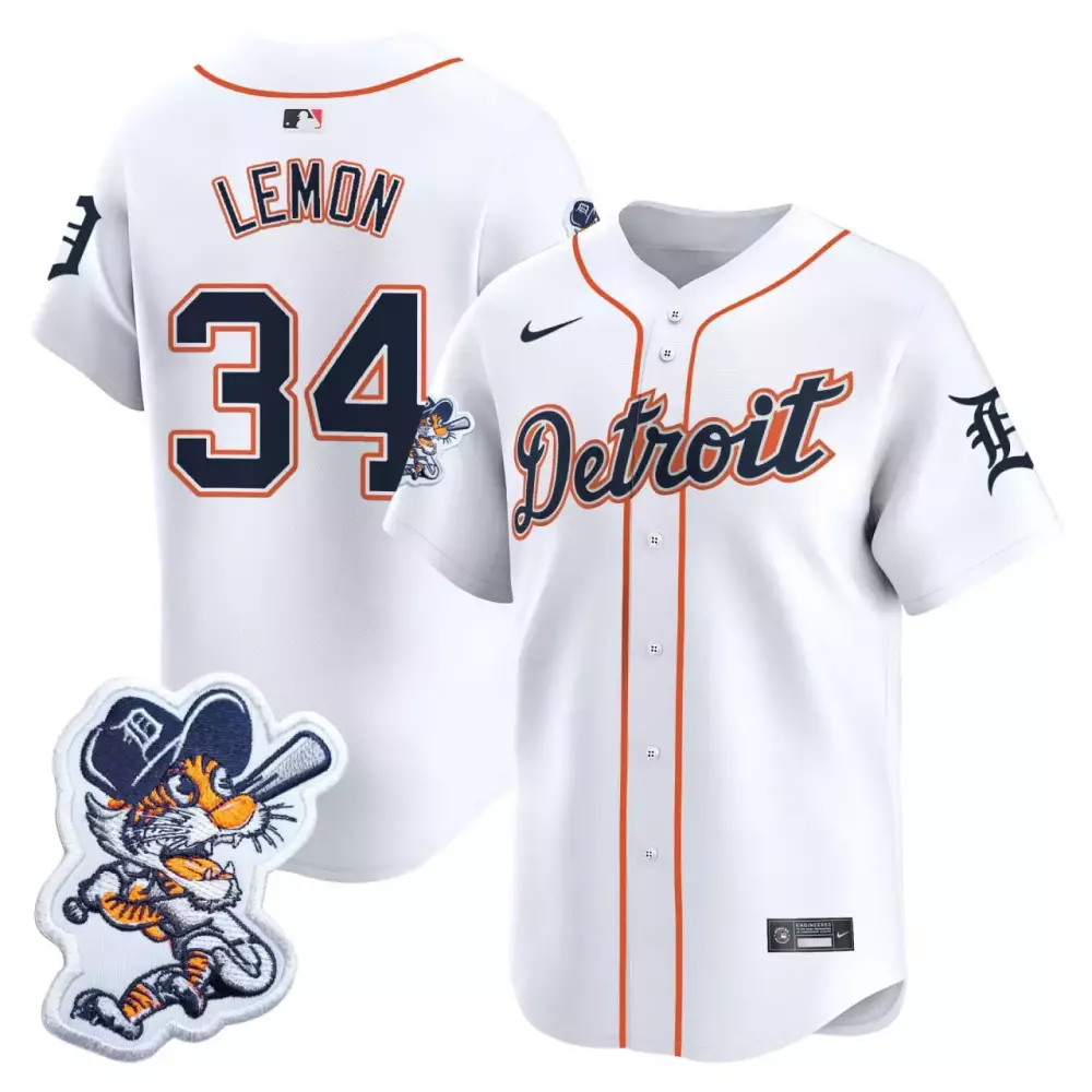 Skubal Paws 34 Detroit Tigers Jersey White Men Navy Blue Orange Vapor Embroidered