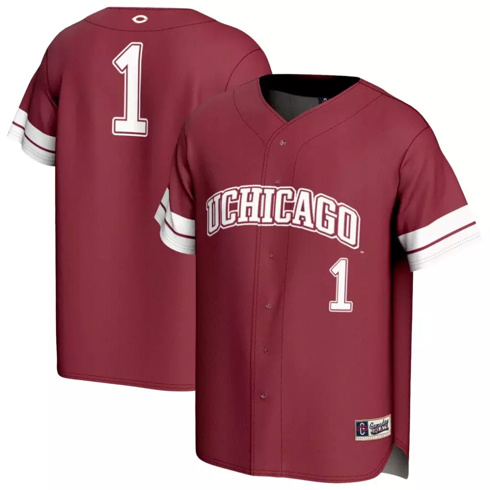 Unidentified 1 Chicago Jersey Maroon White Gameday Fashion