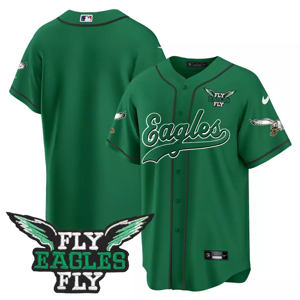 Philadelphia Eagles Jersey Green White Black All Stitched Vapor