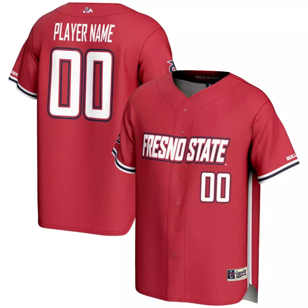 Fresno State Jersey Red White Navy Gameday