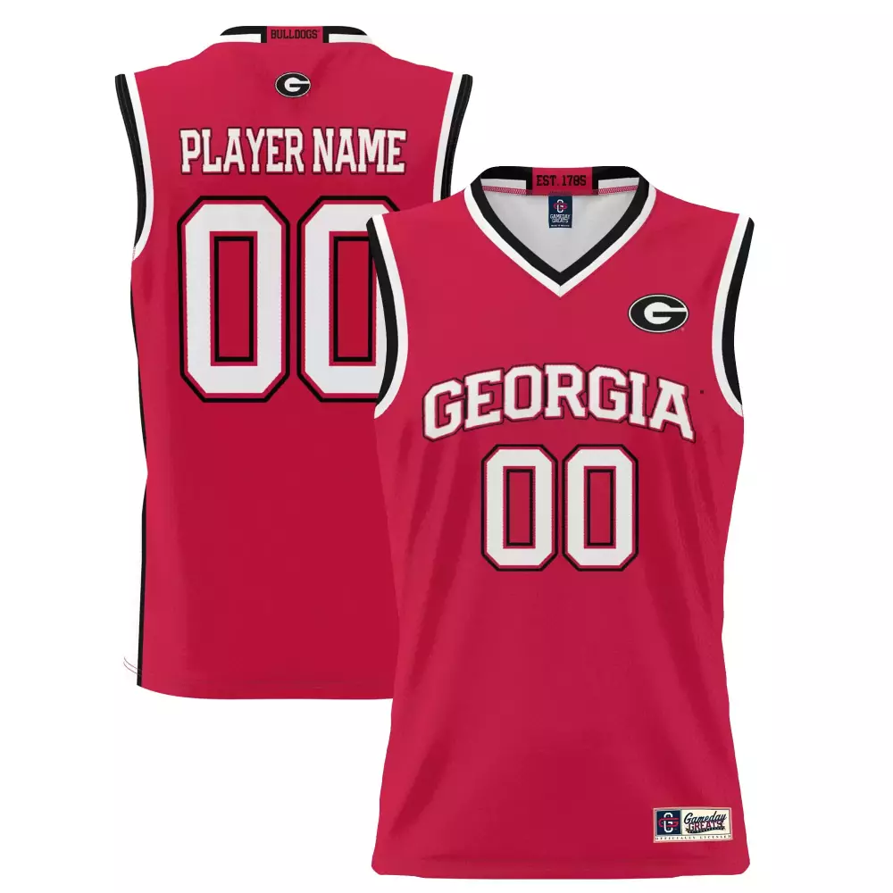 Georgia Bulldogs Jersey Red 1785 Men Black White Custom All Stitched Vapor