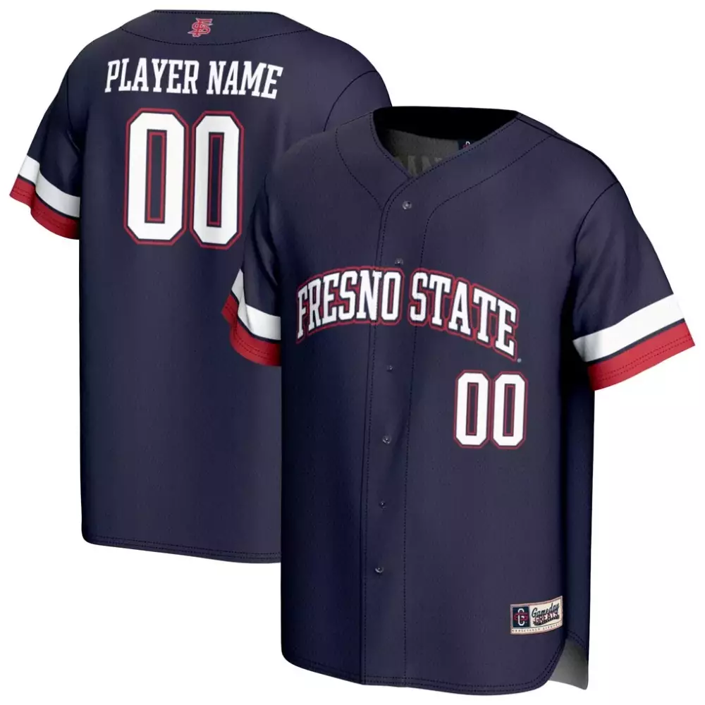 Fresno State Jersey Navy White Red Gameday Unisex