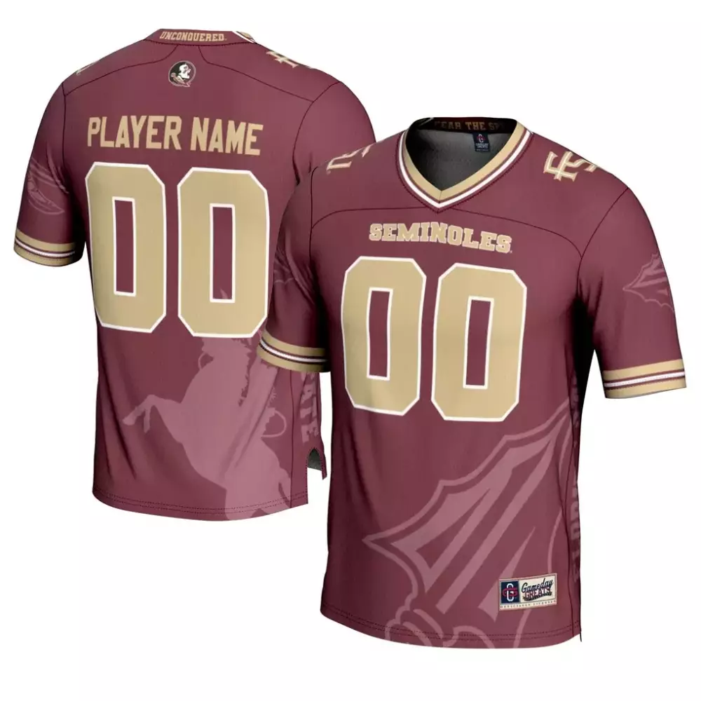 Florida State Seminoles Jersey Maroon Men Gold White Gameday Icon