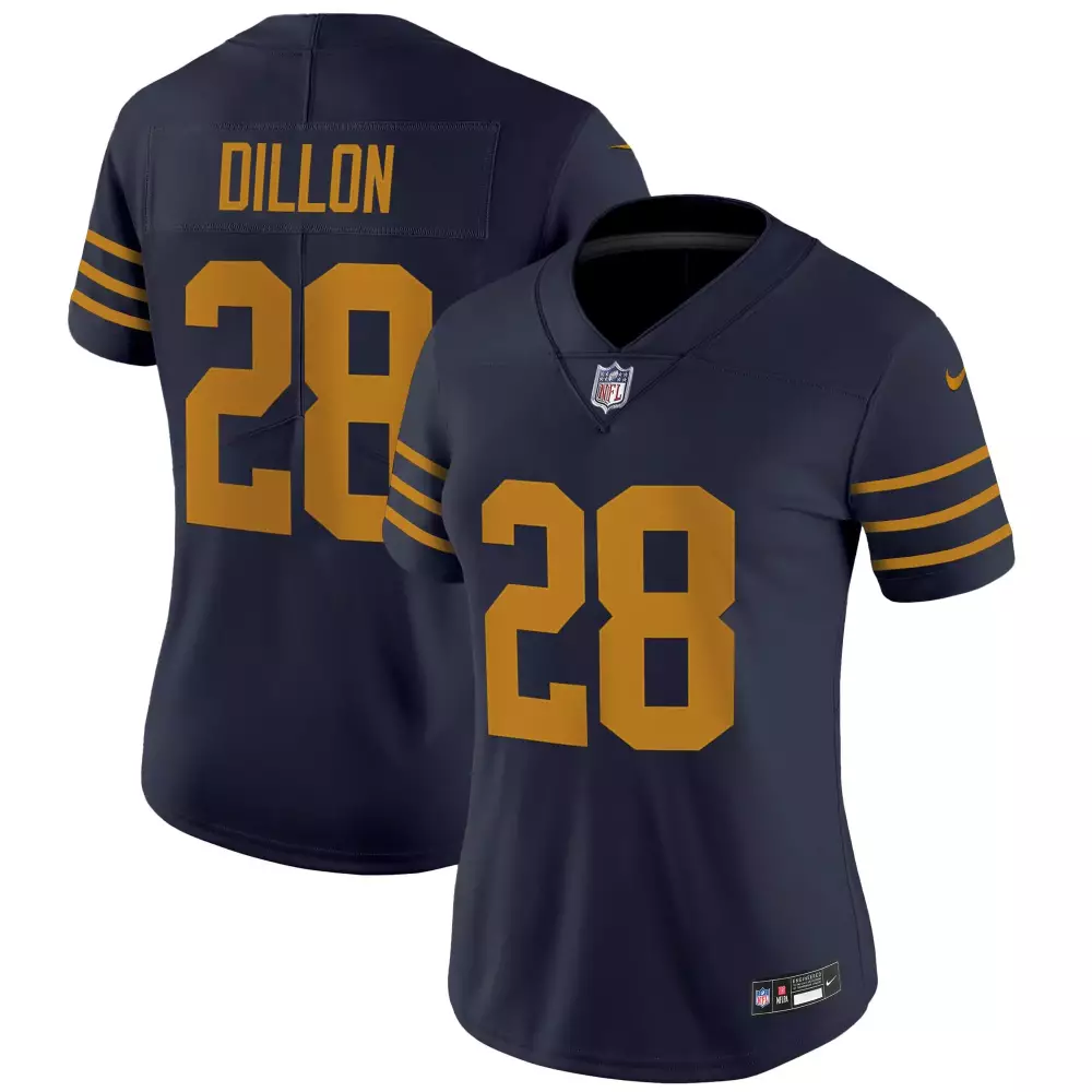 Love Classic 28 Chicago Bears Jersey Navy Blue Men NFL Orange White Stitched Vapor