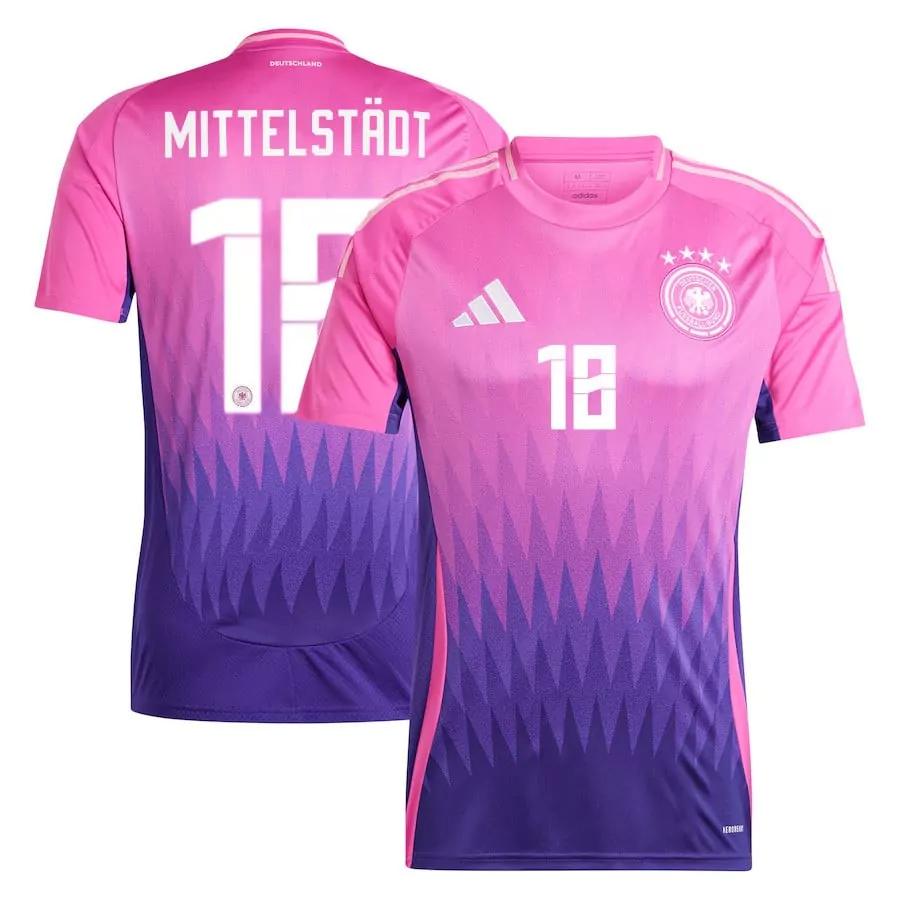 Leland Germany 17 Jersey Pink Men Split Custom Design Purple Away