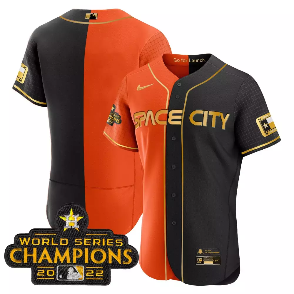 Patrick Mahomes 15 Houston Astros Jersey Black World Series Champions 2022 Star Men