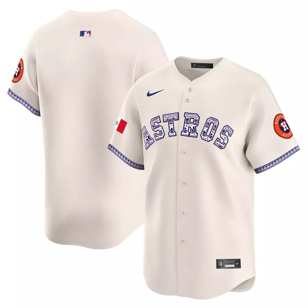 Kyle Tucker Houston Astros Jersey Cream City Connect Mexico Flag Men Blue Orange